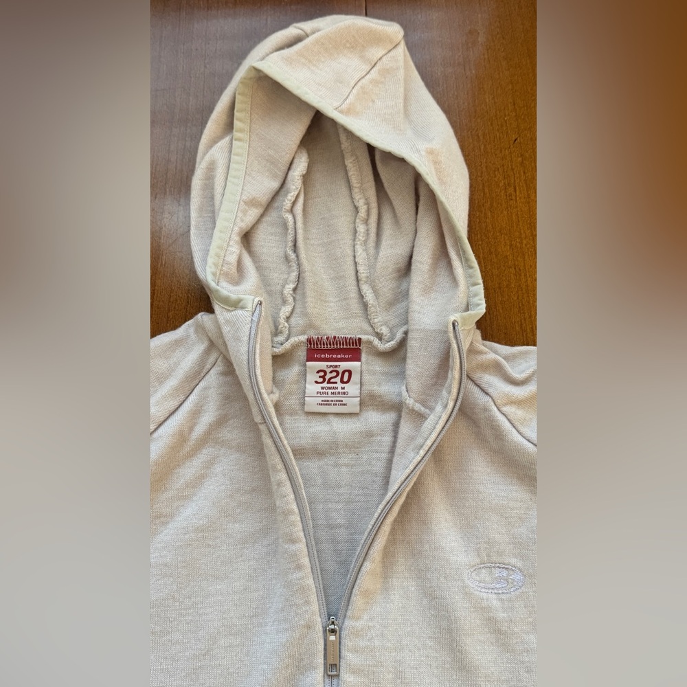 Icebreaker “Sport 320” Merino Half Zip Hoodie, Sz M - Picture 2 of 5